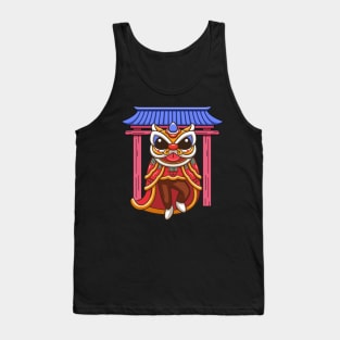 chinese year lion dance Tank Top